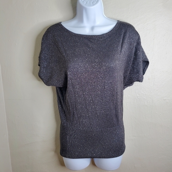 Premise Short Sleeve Sparkling Women's Small Top - Picture 1 of 8